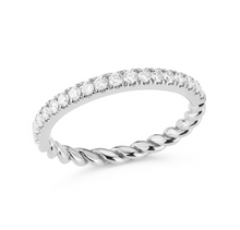 Load image into Gallery viewer, Diamond Rope Ring