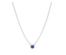 Load image into Gallery viewer, Sapphire Bezel Necklace